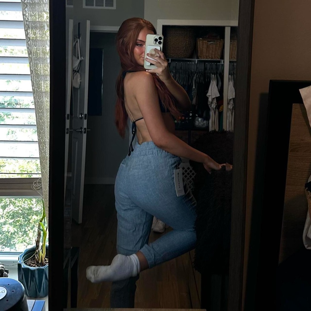 ATHLETA Cabo Linen Joggers